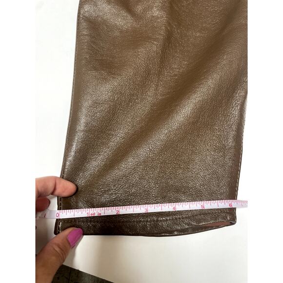 Cameresi Vintage Brown Leather Pants - Picture 10 of 10
